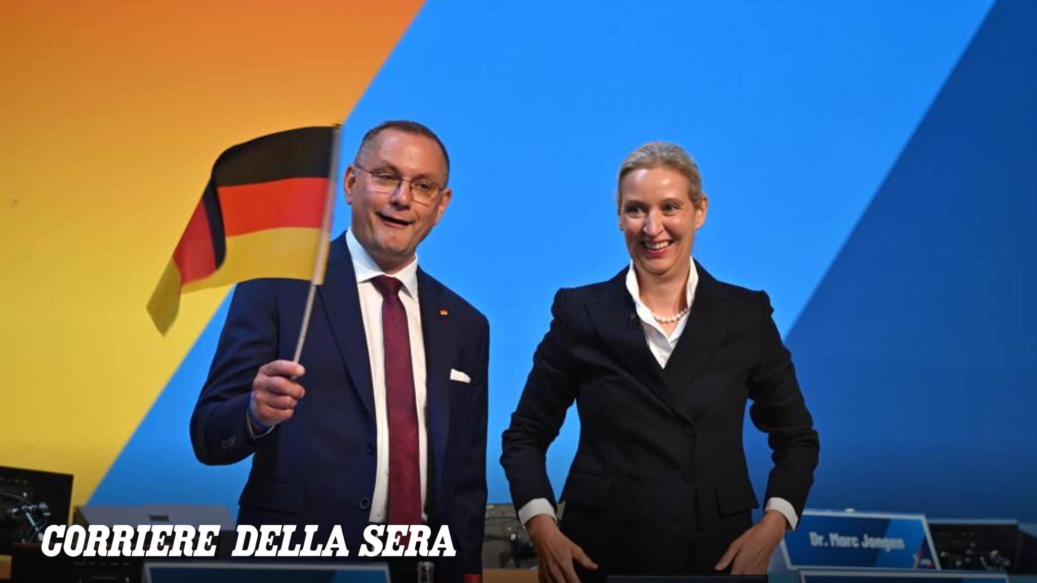 L'AfD si prepara a vincere le elezioni, mentre migliaia protestano fuori dal congresso di Erfurt