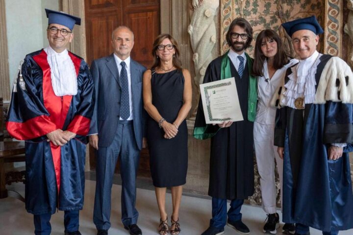 Leonardo Maria Del Vecchio riceve la laurea honoris causa a Tor Vergata per il suo impegno sociale e innovativo