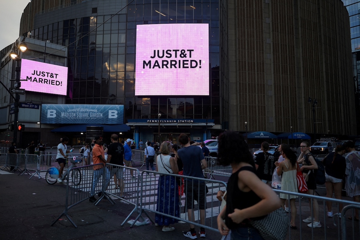 Matrimonio segreto tra Taylor Swift e Travis Kelce al Madison Square Garden di New York