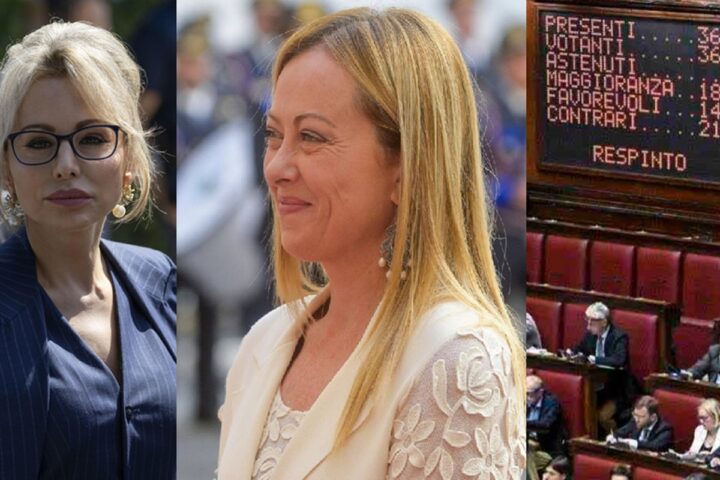 Meloni furiosa per i trenta franchi tiratori e le sospette manovre di Marina Berlusconi, possibile voto a giugno