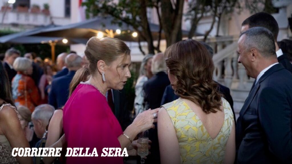 Principi e vip a Roma celebrano il ventunesimo anniversario di Alberto II di Monaco