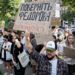 Proteste in Ucraina per la rimozione del ministro della Difesa Mychajlo Fedorov