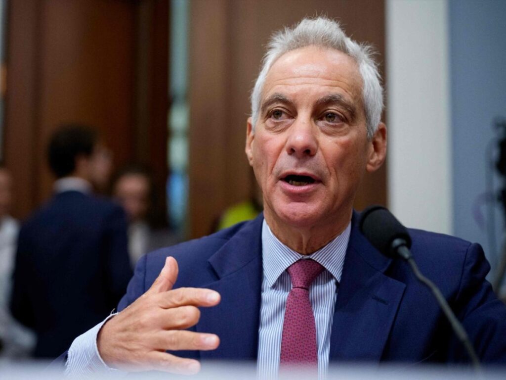 Rahm Emanuel chiede un cambio di rotta americana su Israele durante la sua visita a Tel Aviv