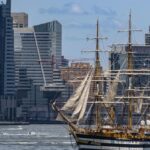 Successo per la nave Amerigo Vespucci a New York durante il tour mondiale per l'indipendenza americana