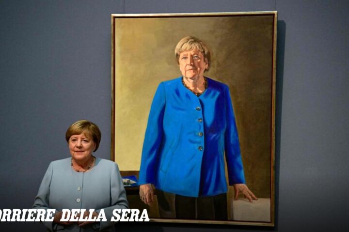 Svelato a Berlino il ritratto di Angela Merkel: il giovane artista Jérémie Queyras racconta la sua esperienza