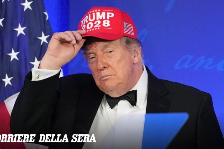Trump annuncia la sua candidatura alle elezioni del 2028 durante la cena dei corrispondenti della Casa Bianca