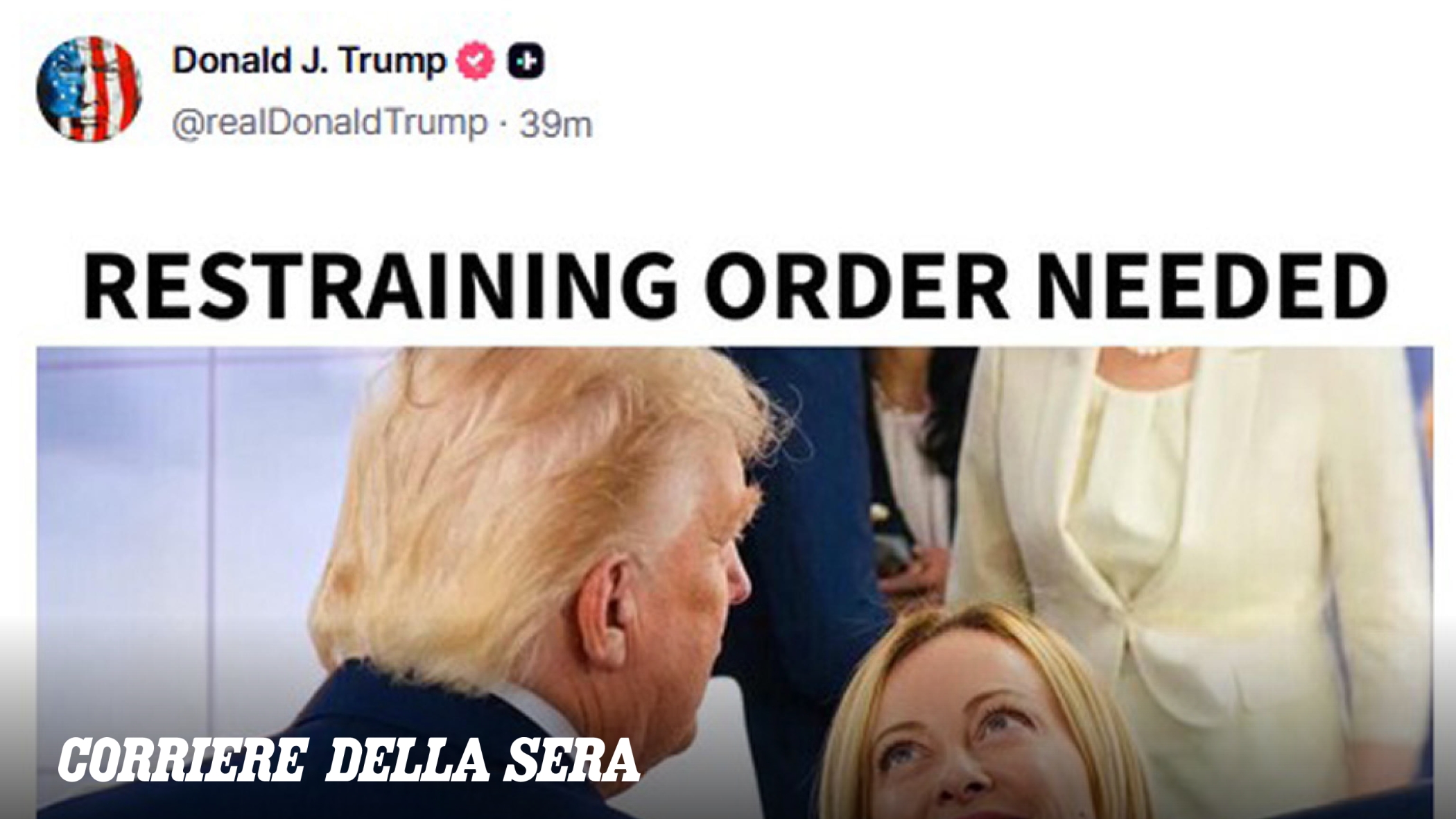 Trump attacca Meloni, invocando un ordine restrittivo: spiegazioni sulla misura legale negli Stati Uniti