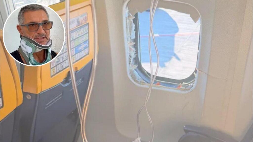 Uomo salvato dopo essere stato risucchiato fuori dal finestrino di un volo Ryanair tra Salonicco e Memmingen