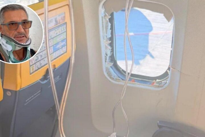 Uomo salvato dopo essere stato risucchiato fuori dal finestrino di un volo Ryanair tra Salonicco e Memmingen