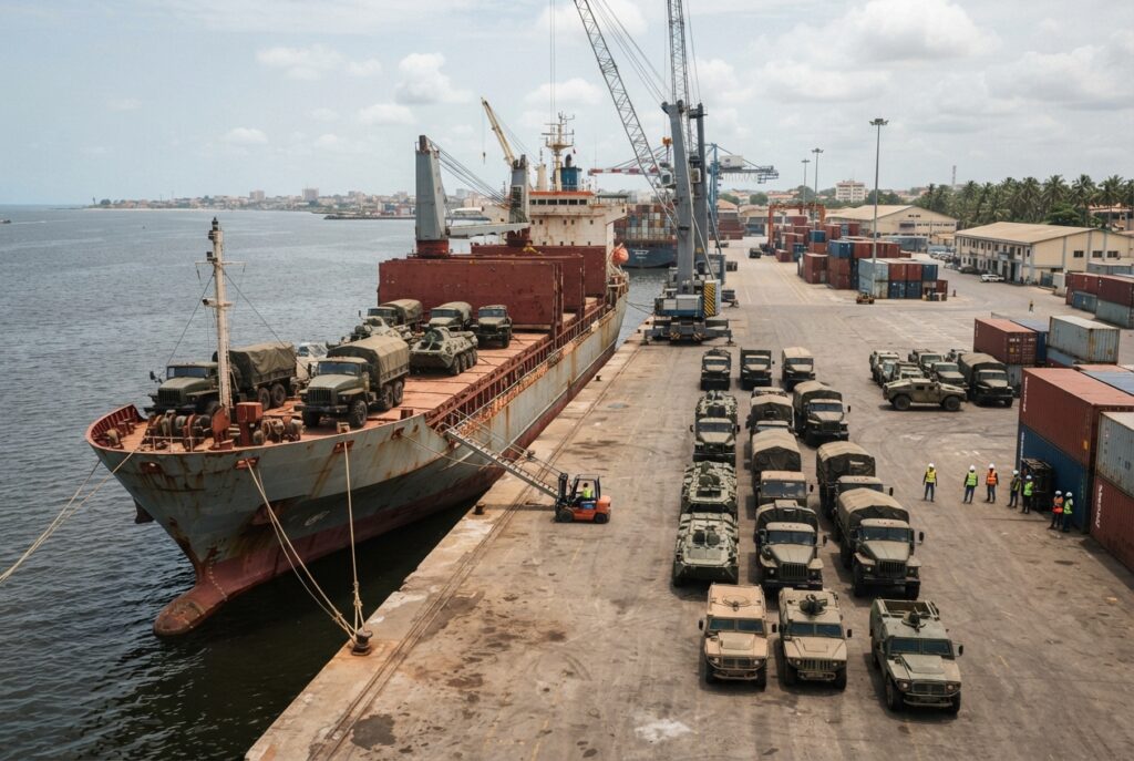 Il Cremlino porta mezzi militari in Mali usando una nave sanzionata dagli Usa