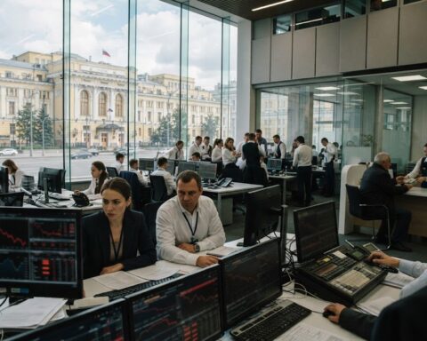 Le banche russe affrontano un deficit di liquidità record da 2,7 trilioni di rubli