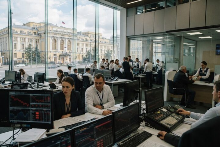 Le banche russe affrontano un deficit di liquidità record da 2,7 trilioni di rubli