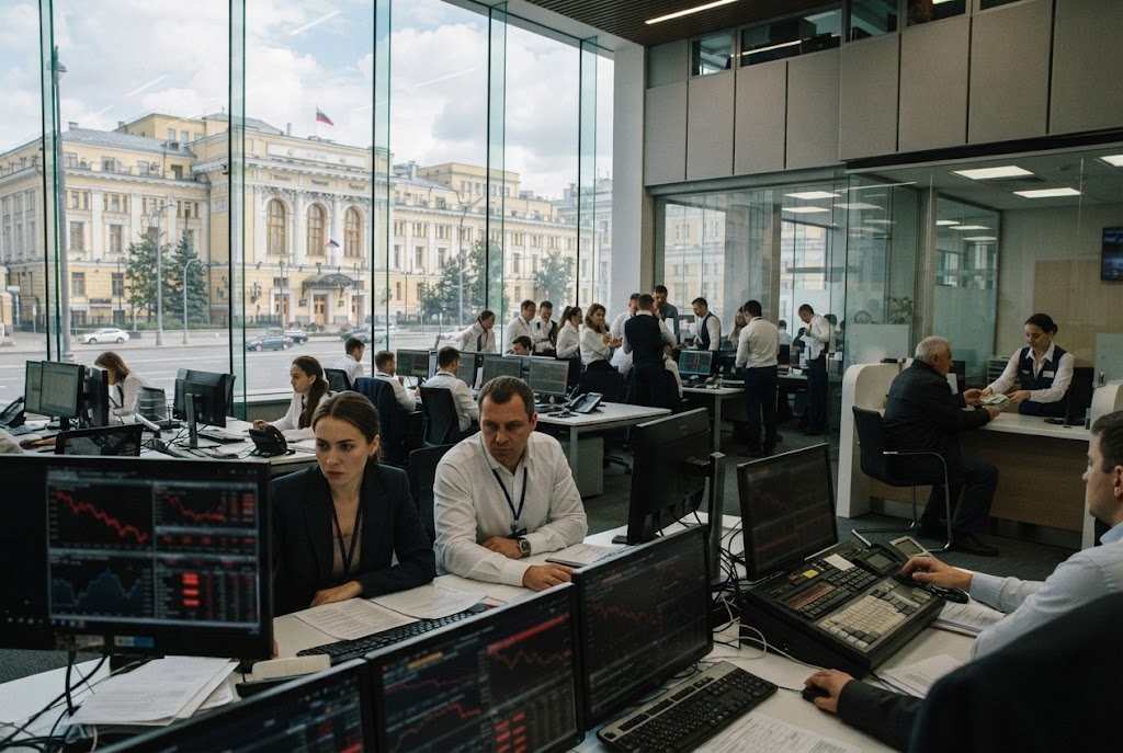 Le banche russe affrontano un deficit di liquidità record da 2,7 trilioni di rubli