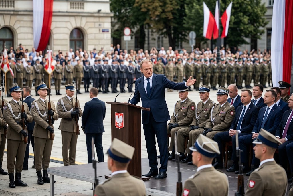 Tusk accusa l’opposizione di mettere a rischio la difesa e i legami con gli alleati