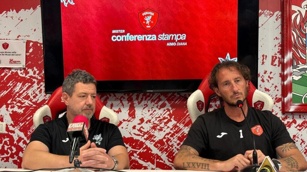 Aimo Diana presenta il suo progetto per il Perugia: "Ho accettato una sfida complessa"