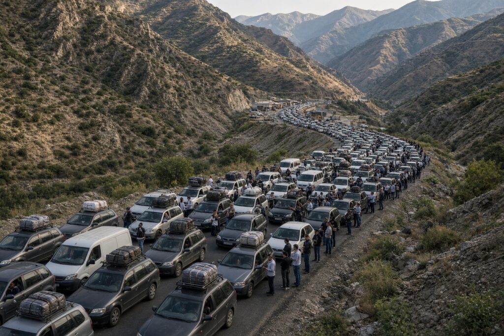 Fuga dalla Russia, oltre 58 mila persone hanno attraversato il confine con la Georgia