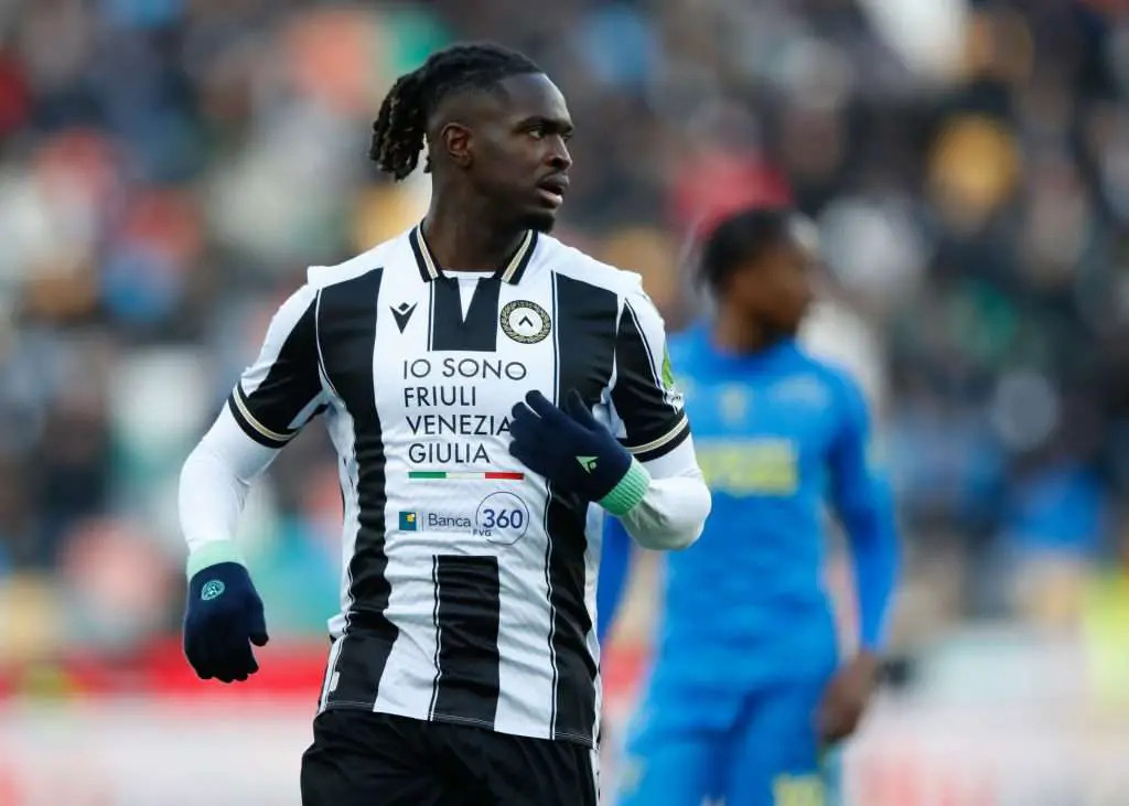 Crystal Palace pronto a offrire 25 milioni per Oumar Solet dell'Udinese