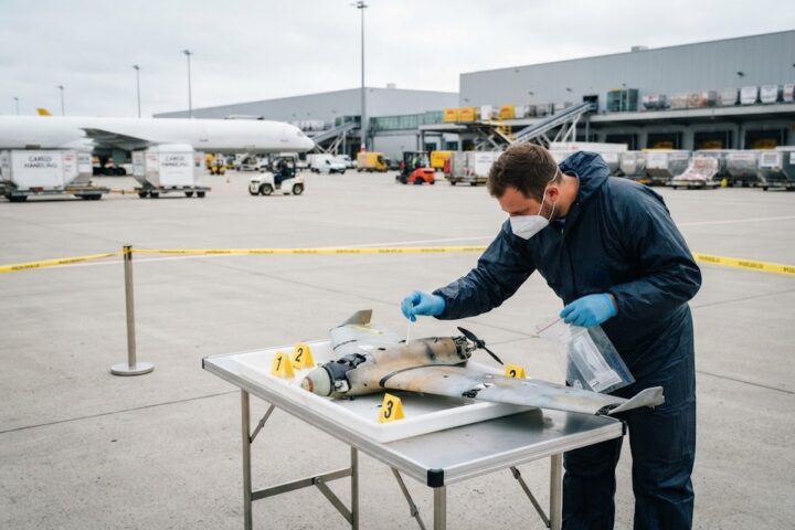Il DNA collega il drone di Lipsia alla campagna russa delle bombe DHL