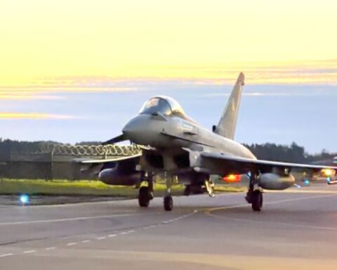 Due Eurofighter italiani abbattono un drone in Lettonia durante missione NATO