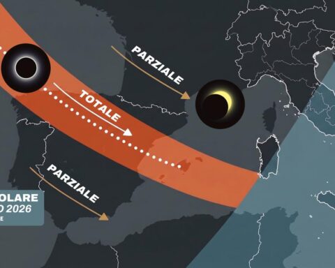 Eclissi solare in diretta streaming dalle 19.15: attesa per lo spettacolo visibile anche in Italia