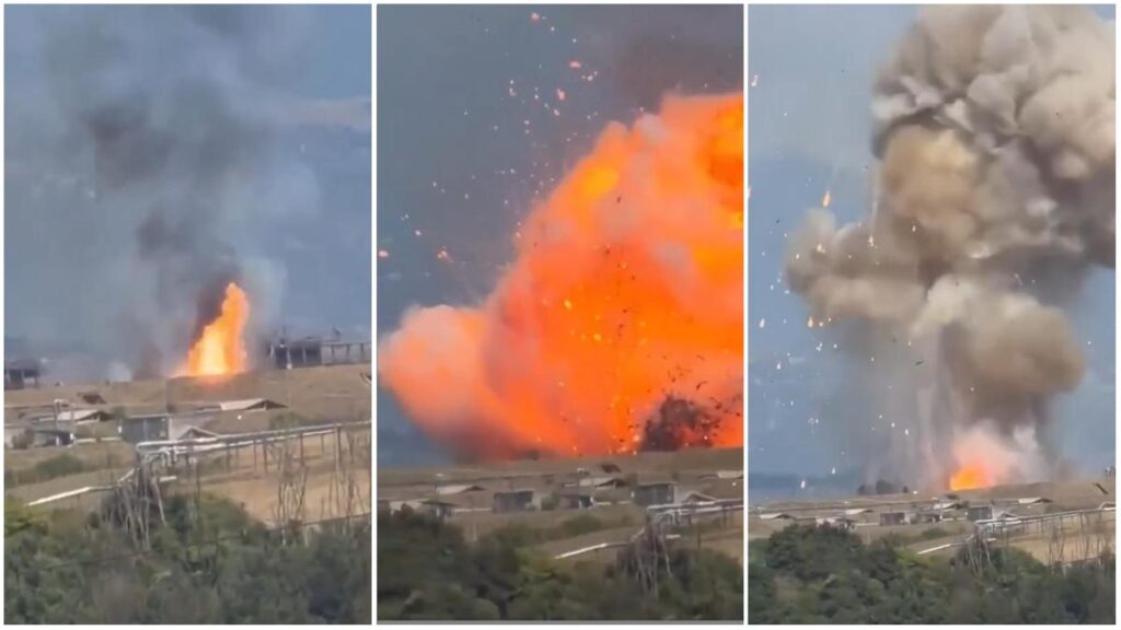 Esplosione nello stabilimento Knds Ammo Italy a Colleferro, preceduta da incendio