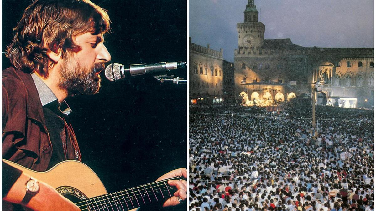 Francesco Guccini ricorda il leggendario concerto del 1984 in Piazza Maggiore a Bologna