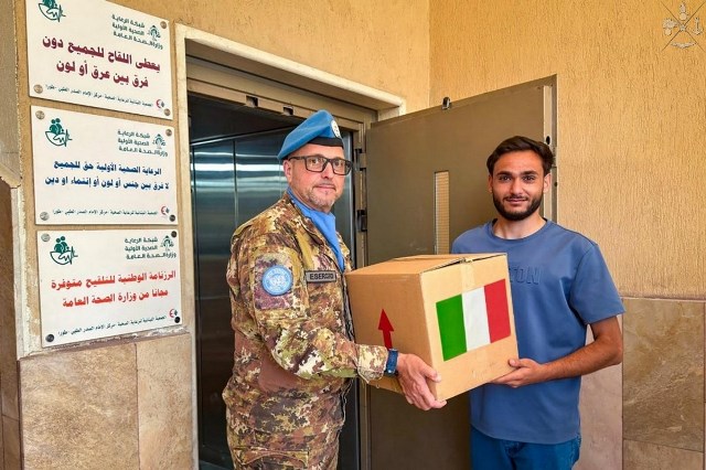 Il contingente italiano di Unifil fornisce aiuti alle comunità vulnerabili in Libano dal 20 al 26 luglio