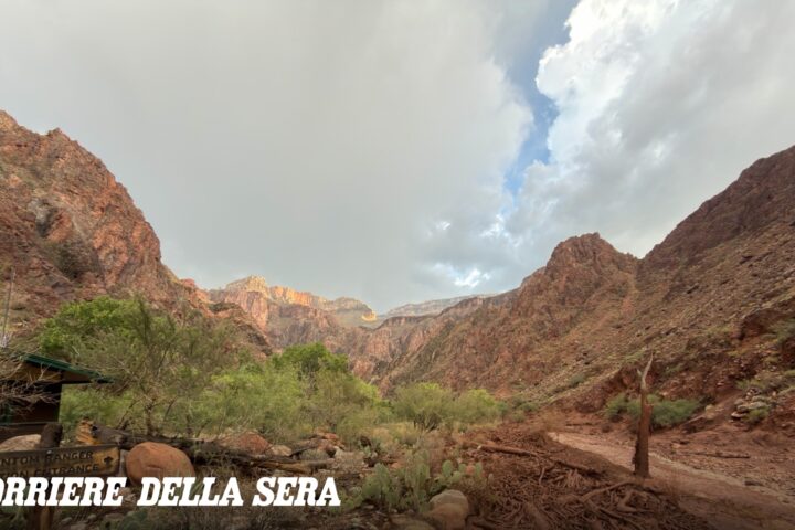 Inondazione improvvisa al Grand Canyon: 20 dispersi e 62 evacuati