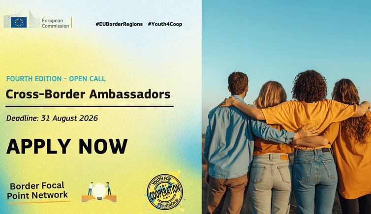 La Commissione europea cerca giovani ambasciatori per il programma “Cross-Border Ambassadors” fino al 31 agosto 2026