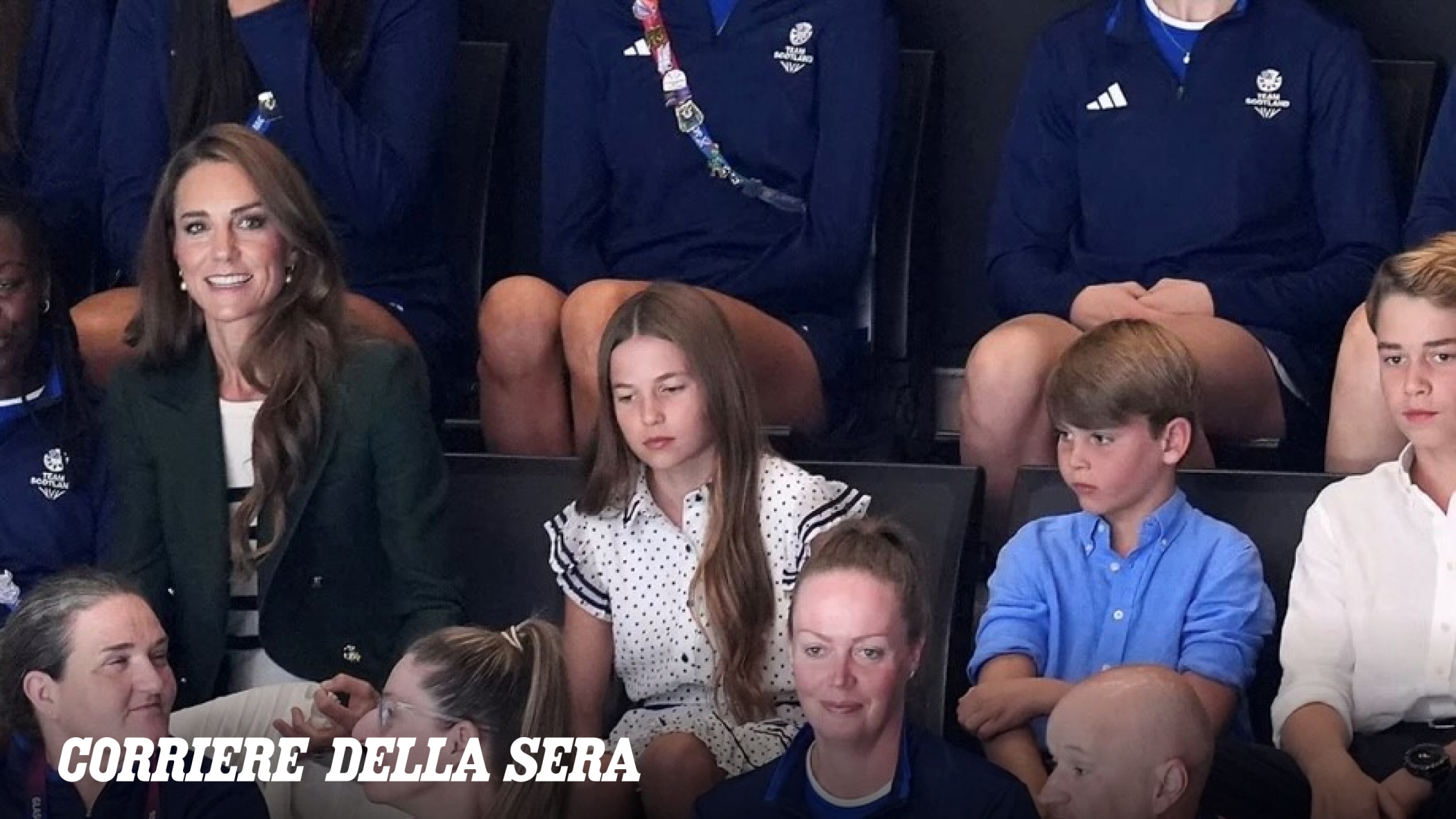 La principessa Kate e la famiglia reale ai Giochi del Commonwealth a Glasgow