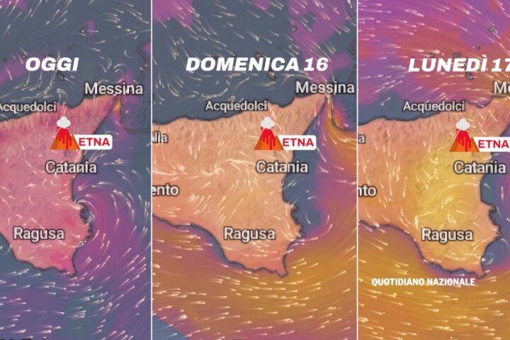 L'Etna provoca la chiusura dell'aeroporto di Catania fino a martedì per emissione di cenere