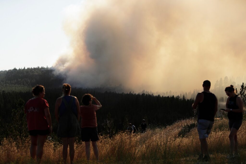 Lo stato di Washington dichiara lo stato di emergenza per oltre dieci incendi vicino a Spokane