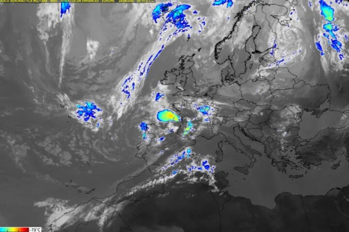 Maltempo in Italia: temporali e grandine previsti al Nord Ovest e in Toscana fino al 25 agosto