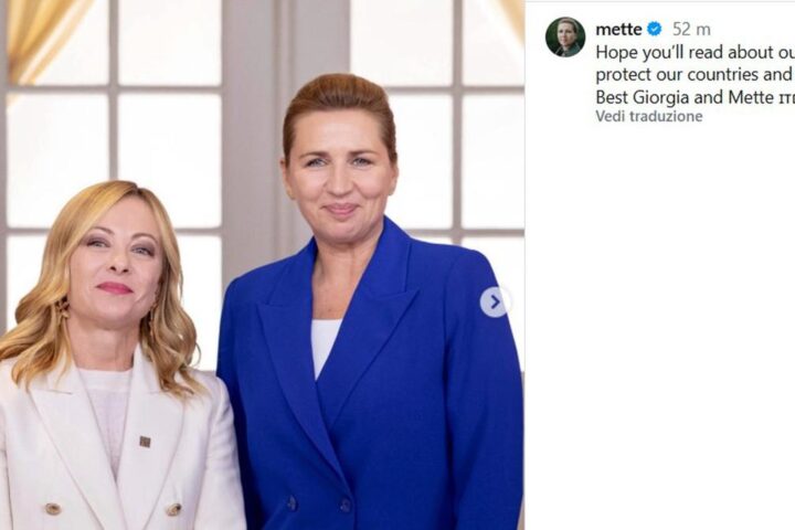 Meloni e Frederiksen chiedono centri di rimpatrio in Paesi terzi per proteggere l'Europa