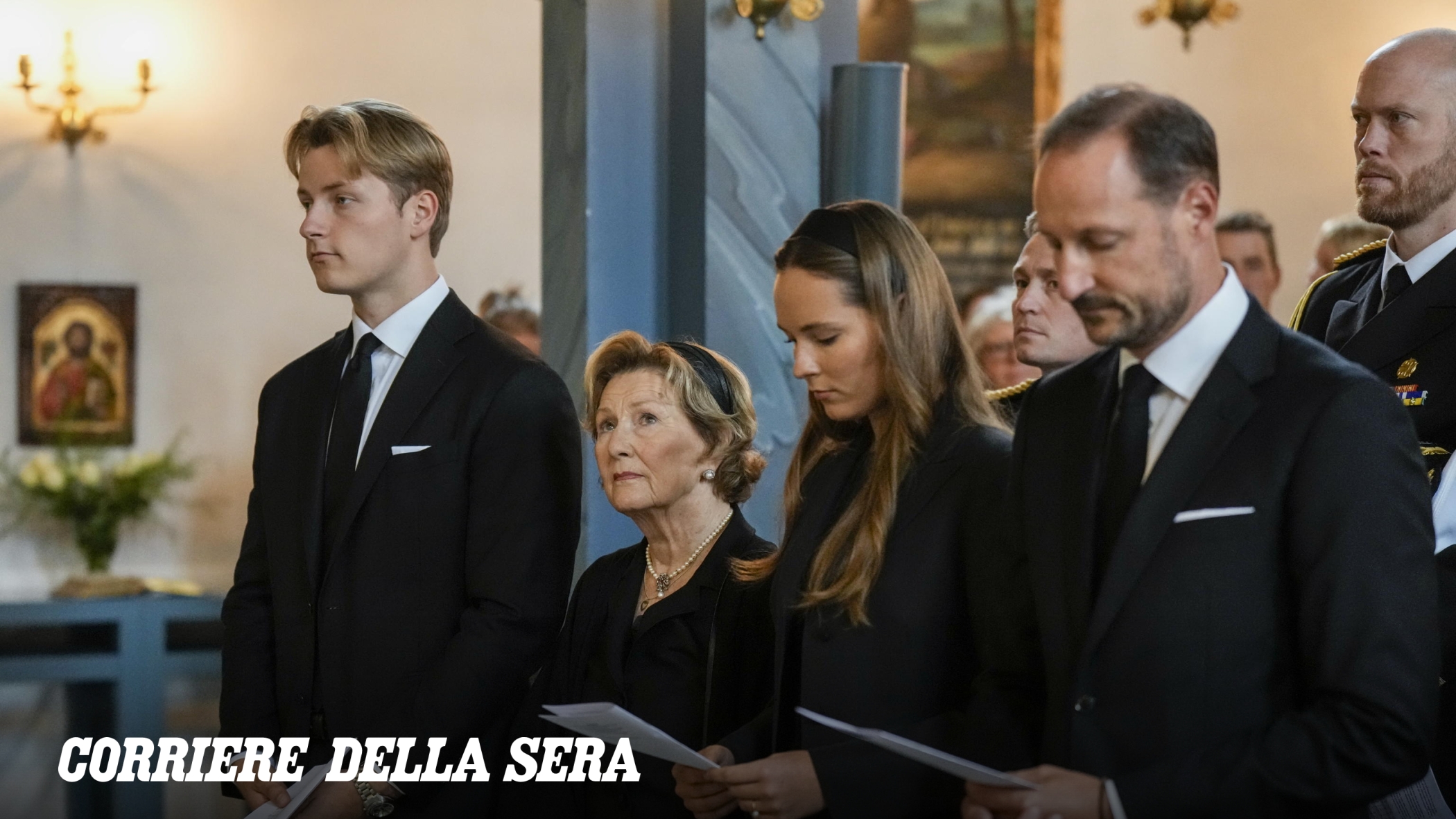 Mette-Marit assente alla messa in ricordo di re Harald V, funerali di Stato previsti dopo il 7 settembre