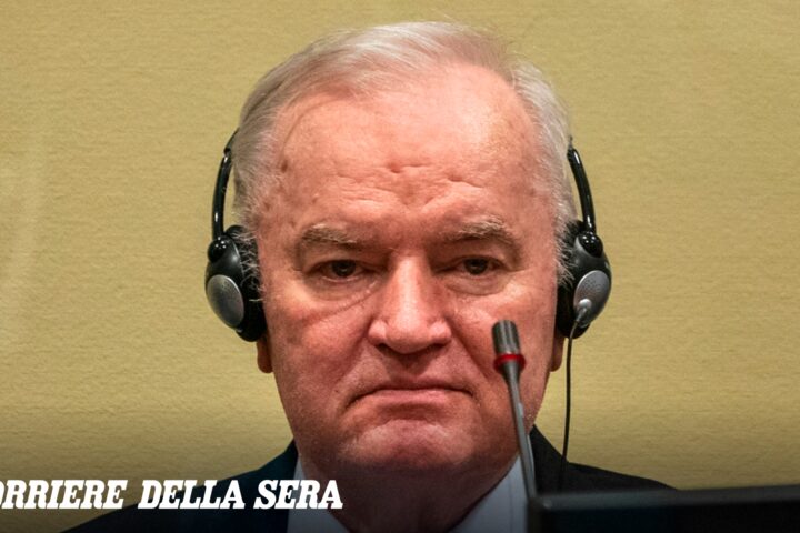Morto Ratko Mladic, condannato per il genocidio di Srebrenica, aveva 84 anni