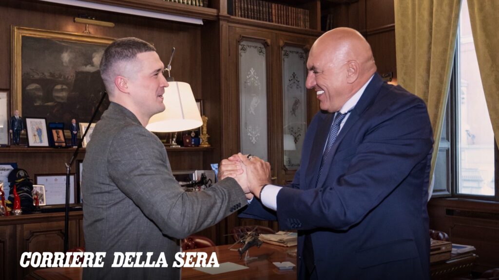 Mykhailo Fedorov, ex ministro della difesa ucraino, diventa consulente del Ministero della Difesa italiano