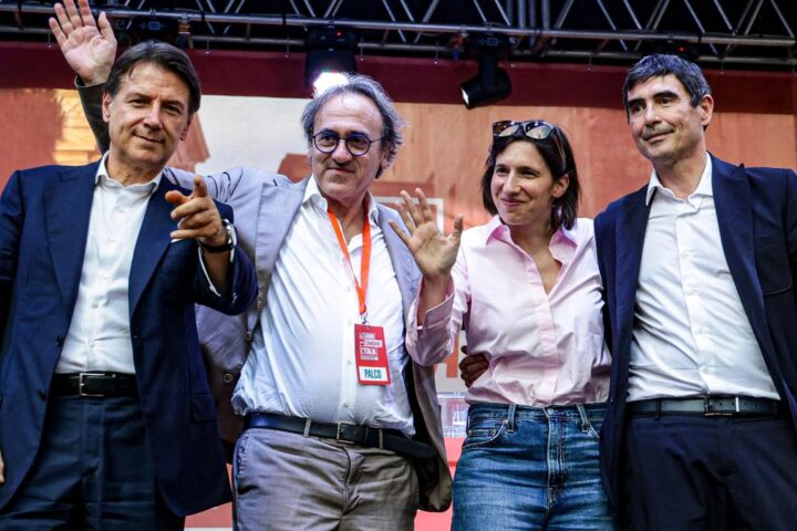 Primarie del campo largo: Beppe Conte in testa con il 43%, Elly Schlein al 36%