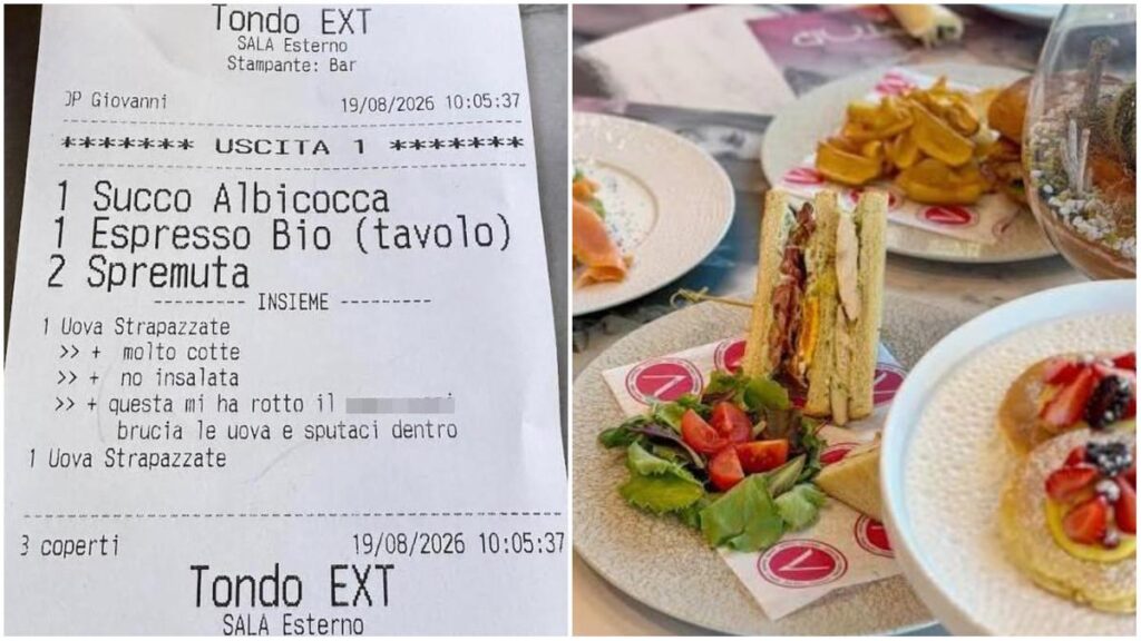 Riccione, scandalo al Victor Lab: il cameriere scrive frasi offensive nella comanda di una famiglia