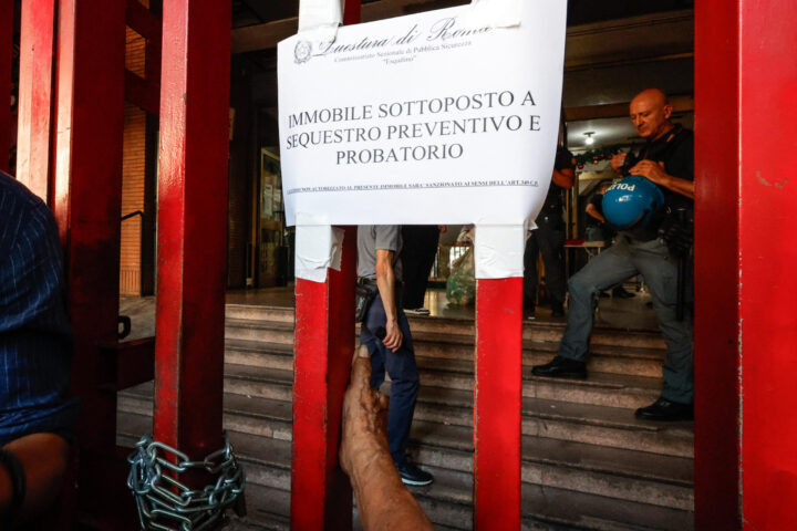 Spin Time chiede esproprio dell'edificio al Campidoglio e annuncia corteo per il 19 settembre