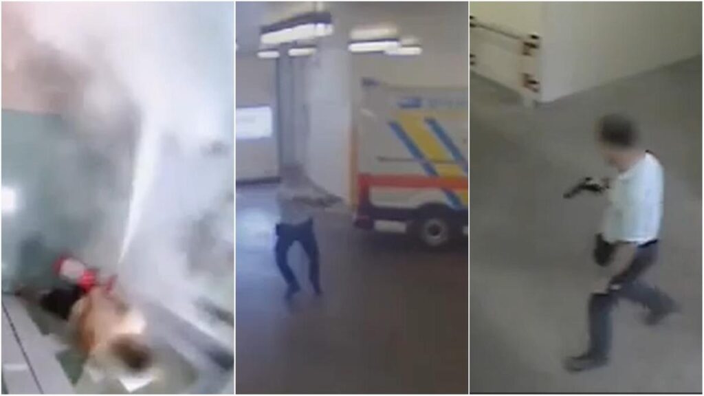 Tentativo di fuga al pronto soccorso di Prato: il video mostra l'agente che spara a un marocchino ammanettato