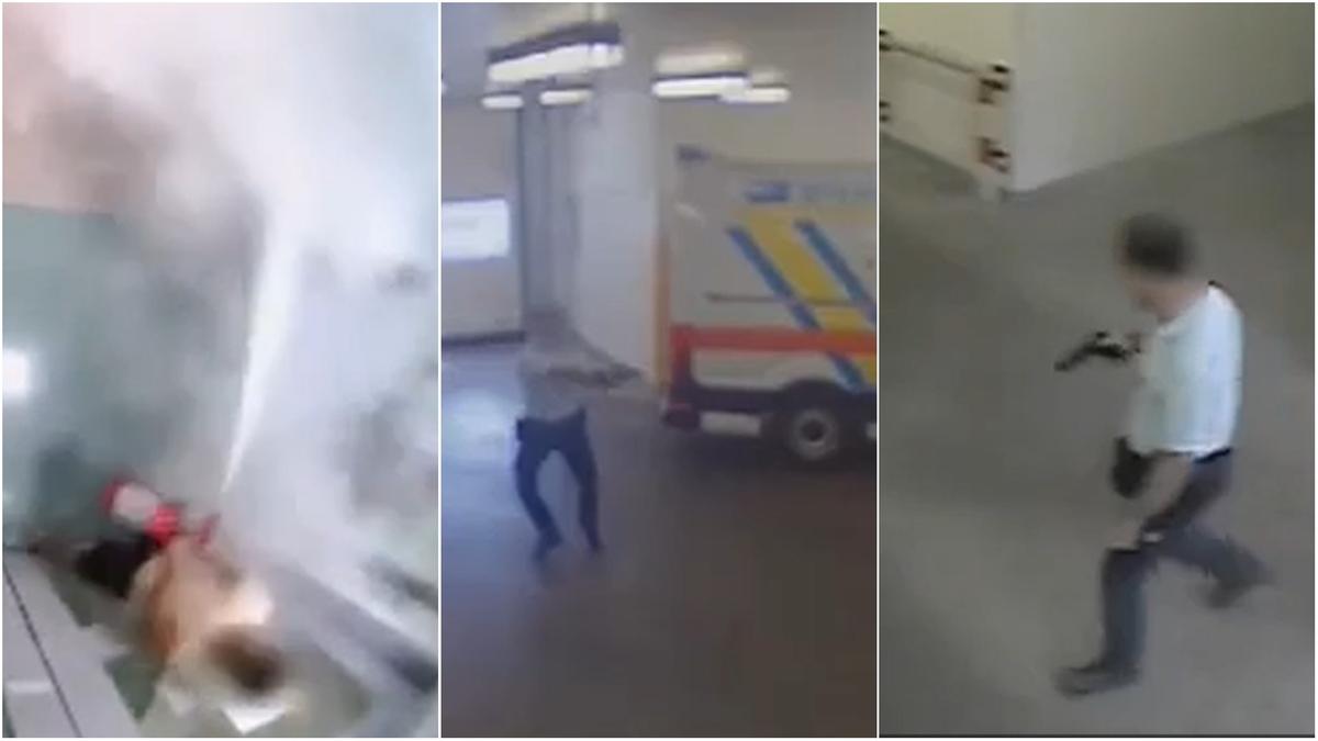 Tentativo di fuga al pronto soccorso di Prato: il video mostra l'agente che spara a un marocchino ammanettato