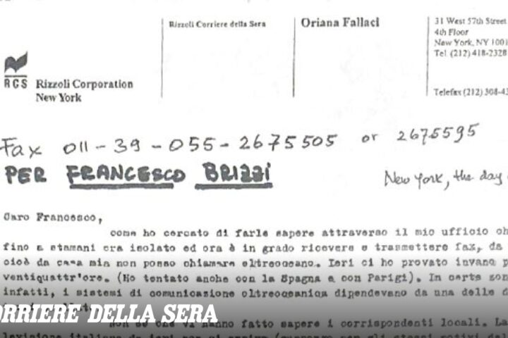 11 settembre, la lettera inedita di Oriana Fallaci al suo avvocato dopo gli attentati del 2001
