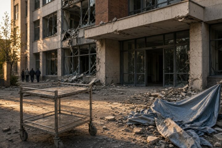 Attacco con droni russi a Kyiv: colpiti un ospedale e l’Accademia nazionale delle scienze