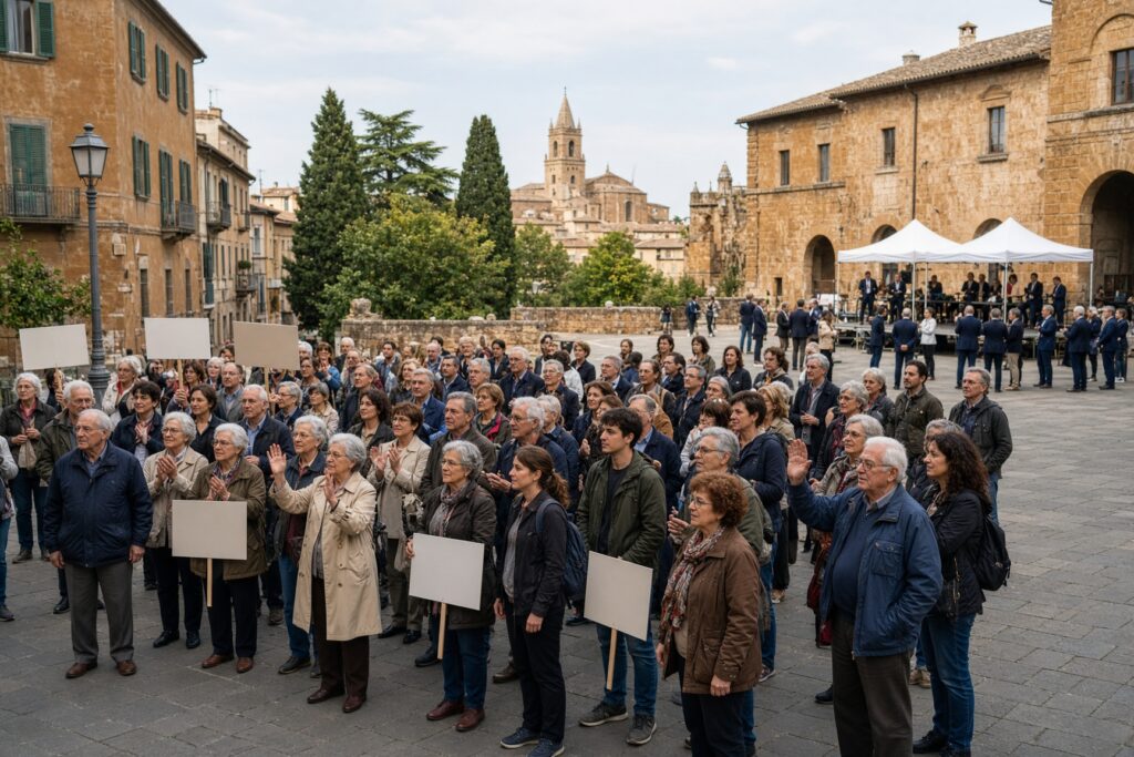 A Orvieto il dissenso contro Vannacci arriva fuori dai grandi centri