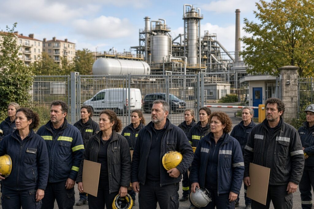 Sciopero dei lavoratori francesi dell’energia, adesioni al 59% contro la tariffa agente