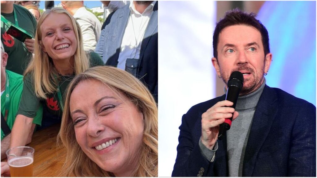 Andrea Scanzi critica Sara, militante di Gioventù Nazionale, per le risate durante il discorso di Giorgia Meloni a Roma