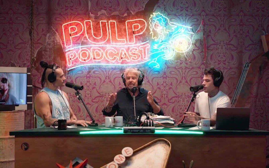 Beppe Grillo ospite di Fedez a Pulp Podcast: «Non intendo fondare un nuovo partito»