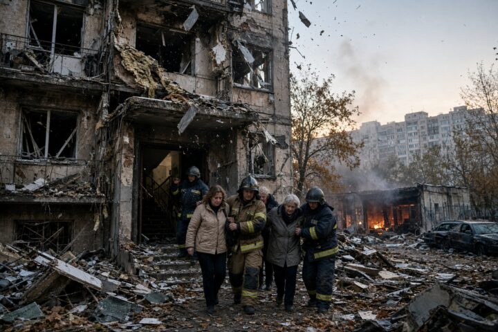 Dopo i colloqui sul negoziato, la Russia colpisce Kyiv e l’area di Odessa