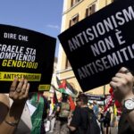Cortei in tutta Italia contro il ddl sull'antisemitismo: tensioni e bandiere di Hamas in piazza